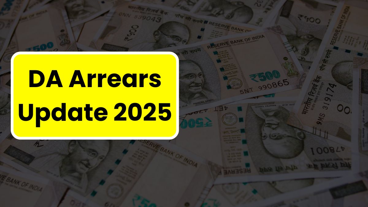 DA Arrears Update 2025