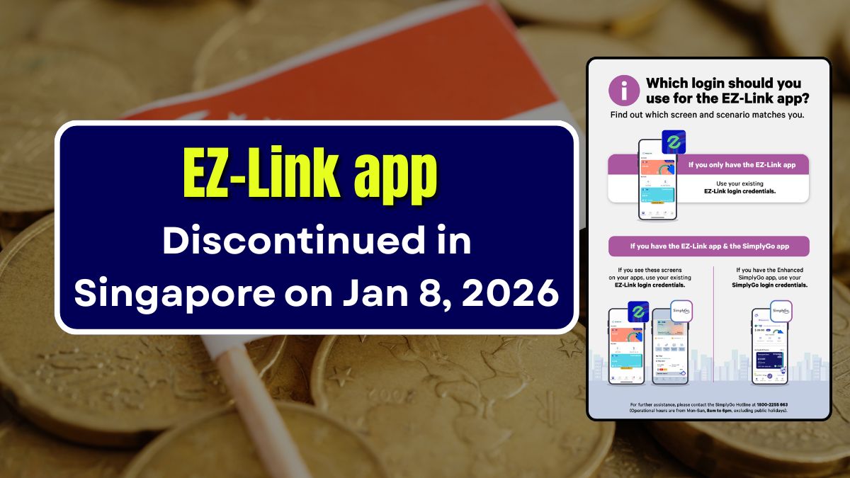 EZ-Link app will be discontinued in Singapore on Jan 8, 2026, How to sync accounts